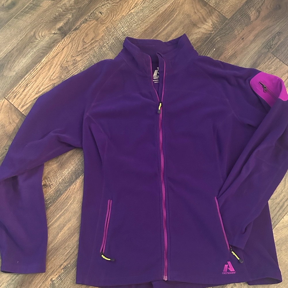 Eddie Bauer Full Zip First Ascent Fleece Jacket Sz L
